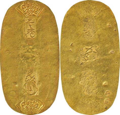 Numisbids Ginza Coins Auction 29 Lot 263 Keichou Koban Ki Gold