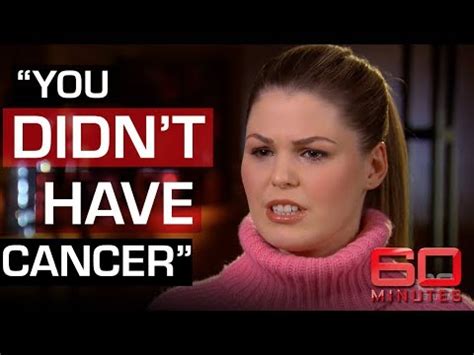 Mortimer said gibson's statements about having cancer were obviously false. Confronting Belle Gibson - the health advocate who faked cancer | 60 Minutes Australia - Patar News