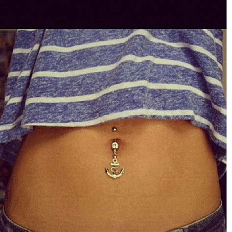 Cutest Belly Button Ring Navel Piercing Belly Button Piercing Body