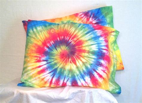 Tie Dye Pillowcase Set Of 2 Standard By Rainboweffectstiedye