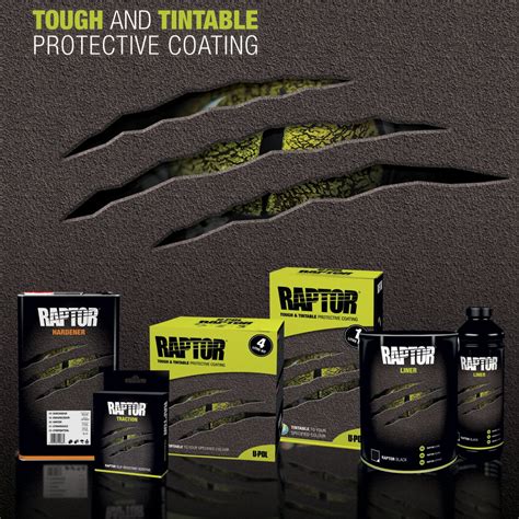 Buy U Pol Raptor Black Urethane Spray On Truck Bed Liner And Texture