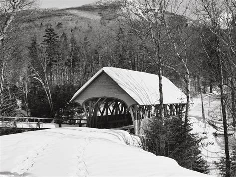 Bridge Covered In Snow Hd Wallpaper 1600x1200 Hd