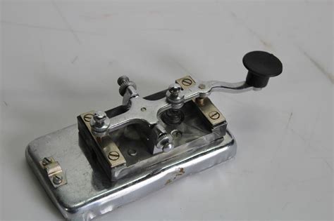 Vintage Chinese Military Morse Code Telegraph Key Ebay