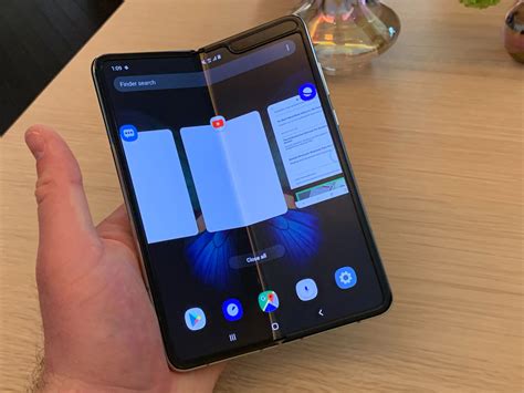 Hands On With Samsungs New Thick Foldable Smartphone