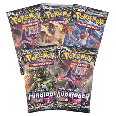 Amazon's choice for pokemon cards packs under 5 dollars. Pokemon Cards - Sun & Moon Forbidden Light - Booster Packs ...