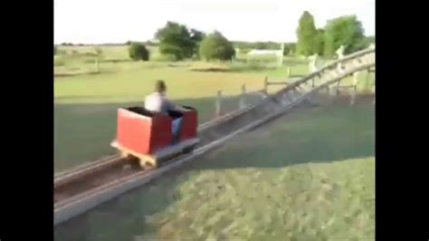 Backyard Home Made Rollercoaster Compilation Youtube