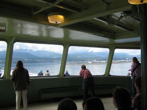 Taking The Port Angeles Ferry From Washington State Over To British