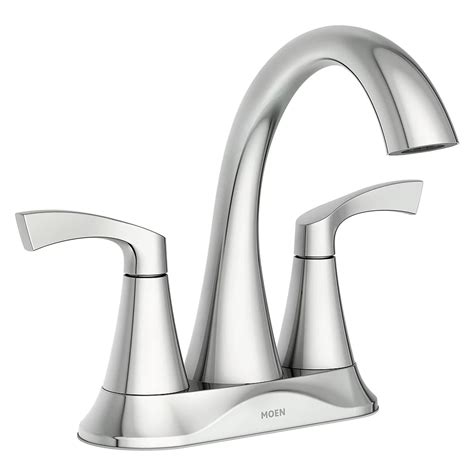 Moen Korek 4 Inch Centerset 2 Handle Bathroom Faucet In Chrome The