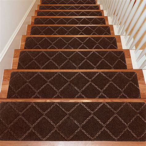 Seloom Stair Treads Carpet Non Slip With Non Skid Rubber Backing Speci