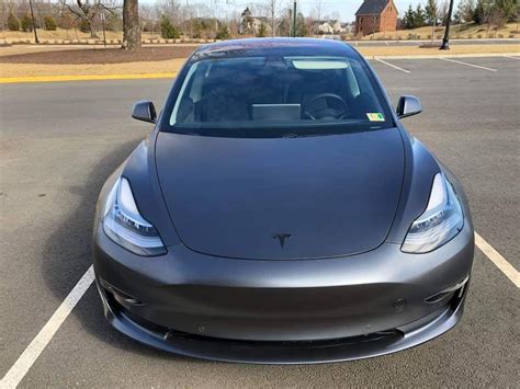 T sportline customizes a performance tesla model 3 from black to a striking satin battleship gray. Matte grey Tesla Model 3 | New tesla model 3, Tesla s