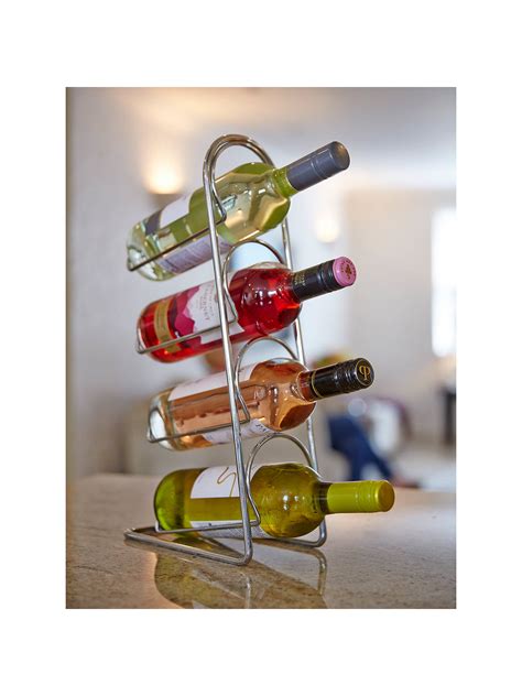 Why do master builders in las vegas recommend them? Hahn Pisa Metal Wine Rack, 4 Bottle, Chrome at John Lewis ...