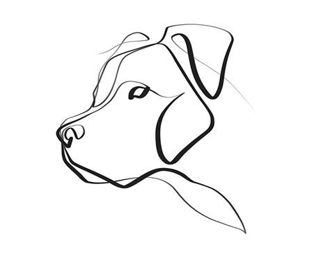 Dog Line Drawing