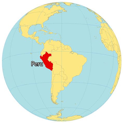 Where Is Peru World Map