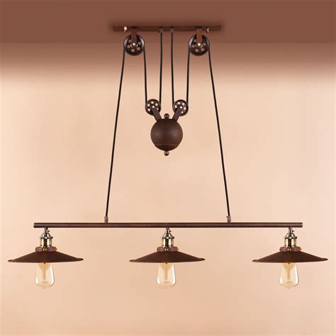 Retro loft wheels pendant lamp restaurant bar ceiling lamp led hanging light. Retro Hanging Ceiling Light Vintage Industrial Pendant ...