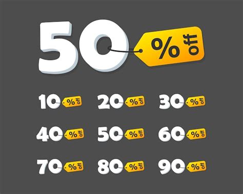 Premium Vector Special Offer Discount Label With Different Sale