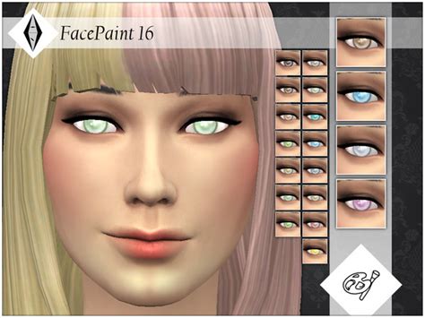 Facepaint 16 By Aleniksimmer At Tsr Sims 4 Updates
