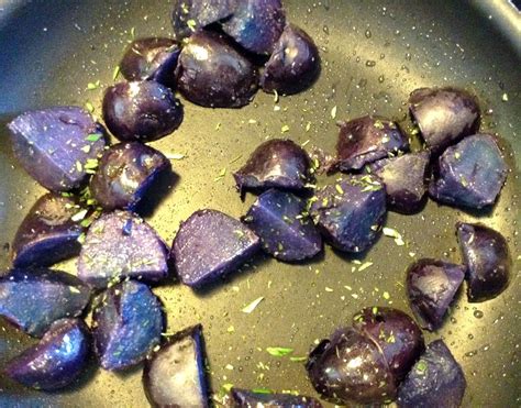 The Superfoods Girl Purple Potatoes With Eggs Arugula And Truffle Oil