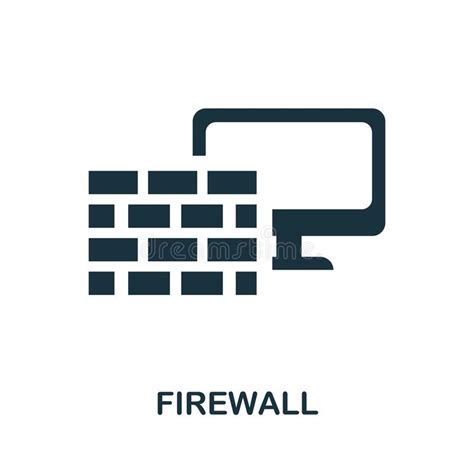 Firewall Icon Simple Element From Internet Security Collection