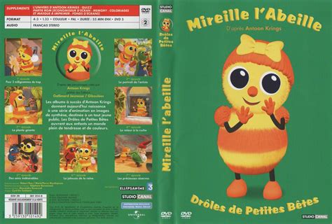 Jaquette DVD de Droles de petites betes Mireille l abeille Cinéma Passion