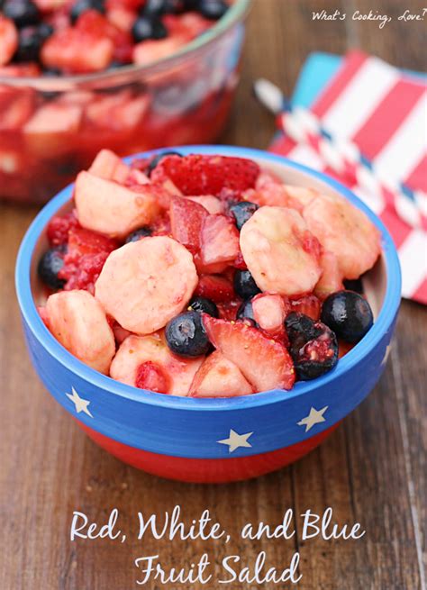Red White And Blue Fruit Salad Whats Cooking Love