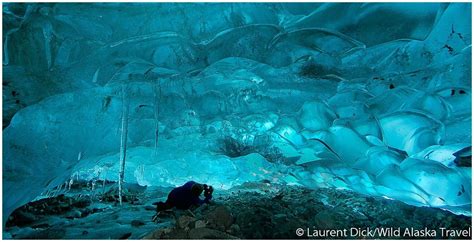 Mendenhall Ice Caves Of Juneau In Alaska United States On Earth