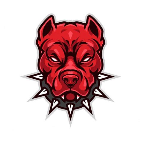 Logotipo De La Mascota De Pitbull Em 2020 Arte Com Urso Logotipo