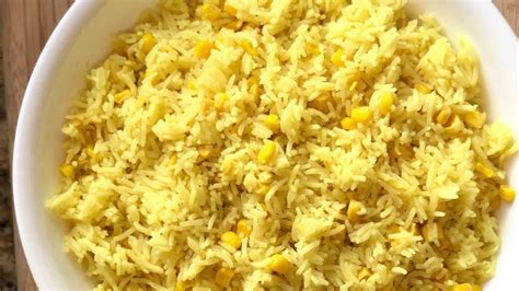 It only needs soybeans milk and apple cider. How To Cook Rice Perfectly | Easy YELLOW RISE with CORN ...