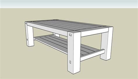 Coffee Table 1 Sketchup Drawings Need Some Input By Sparky977