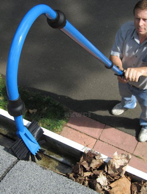 Easily Clean Your Gutters From The Ground The Vertalok Harnesses The Power Of Your Cordless
