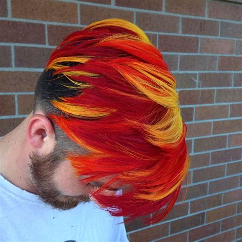 Cool Fire Hair Color Boy References Cfj Blog