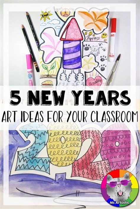 5 New Years Art Ideas To Try In Your Classroom New Year Art