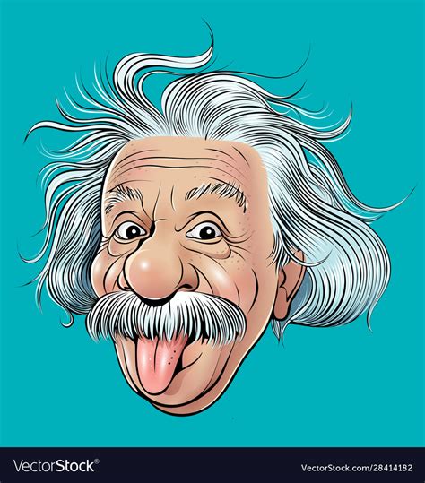 Albert Einstein Mustache