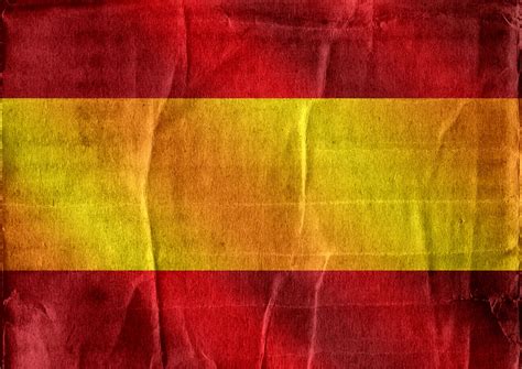 Spain Flag And Map Country Shape Free Stock Photo Public Domain Pictures