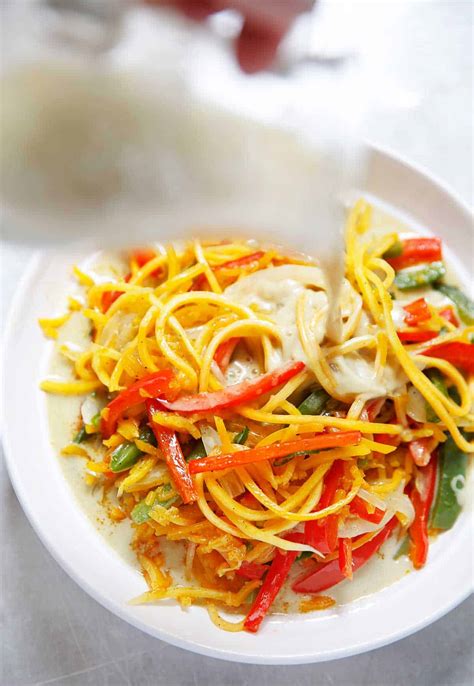 Curry Butternut Squash Noodles Lexis Clean Kitchen