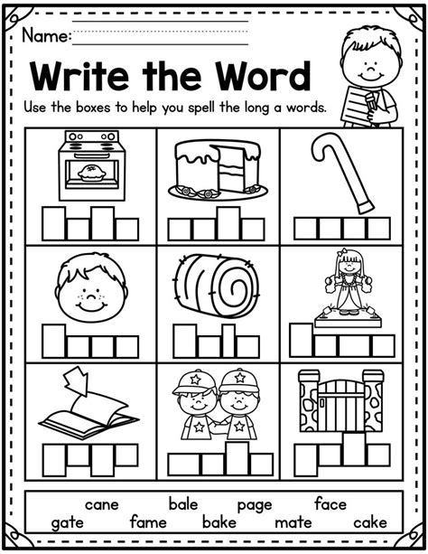 Grade 1 1st Grade Cvc Worksheets Thekidsworksheet English For Kids
