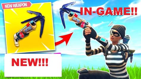 New Fortnite Grappling Hook In Game Youtube