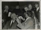 1938 Press Photo George Creel, President Roosevelt, Mrs. John Boettiger ...