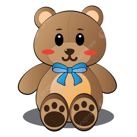 Teddy Bear Cute Vector Png Images Cute Teddy Bear Teddybear Brown