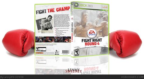 Fight Night Round 4 Xbox 360 Box Art Cover By Lenny819