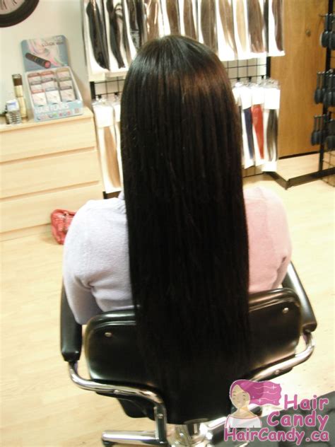 A Set Of Fusion Hair Extensions Done On One Of Customers In Edmonton