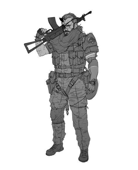 Big Boss Venom Snake By Pyroow On Deviantart Metal Gear Games Metal