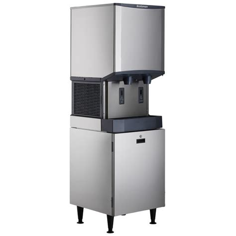 scotsman hid540a 1 meridian 21 1 4 air cooled nugget ice machine with 40 lb bin water