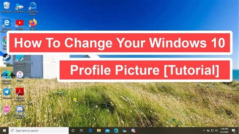 How To Change Your Windows 10 Profile Picture Tutorial Youtube