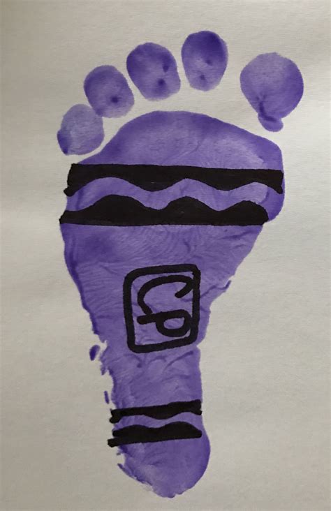 26 Best Ideas For Coloring Baby Footprint Crafts