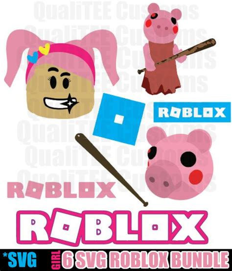 Girl Roblox Svg Bundle Gamer Fun Computer Game Iphone Etsy