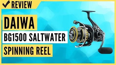 Daiwa BG1500 Saltwater Spinning Reel Review YouTube