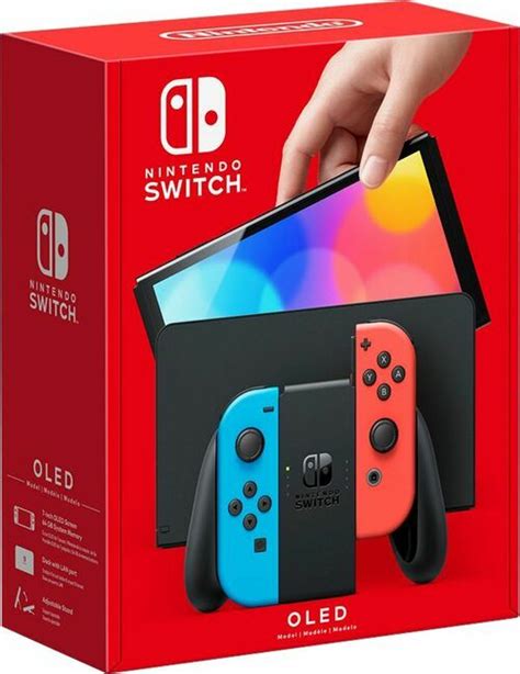 Nintendo Switch Oled Model Neon Blueneon Red Deku Deals