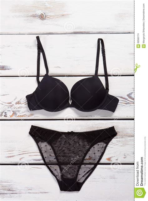 Black Lingerie Set Stock Photo Image Of Luxury Size