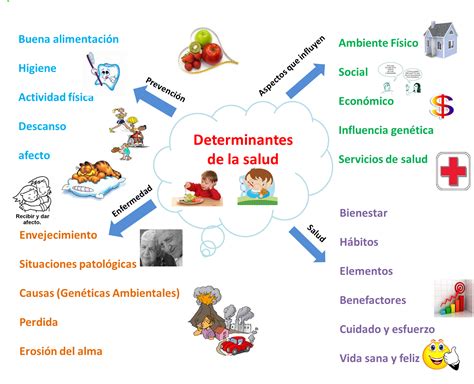 Determinantes De La Salud Mapa Mental Salud Y Sociedad