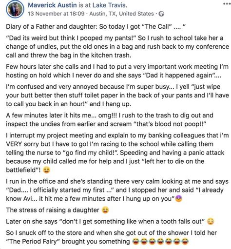 Single Dad Praised For Amazing Response To 11 Year Old Daughters